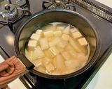 かぶと豆腐とわかめのお味噌汁作り方3写真