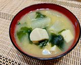 かぶと豆腐とわかめのお味噌汁作り方4写真