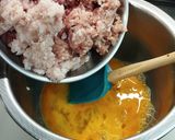 親密丼　（ひき肉の親子丼）作り方5写真