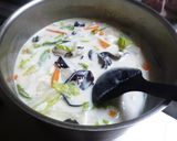 牡蠣と白菜のミルク煮作り方8写真