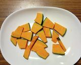 ヨウサマの減塩薩摩芋&南瓜の塩麴和え作り方1写真