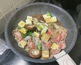 すき焼き牛丼（真冬に食べたい熱々の牛丼）作り方5写真