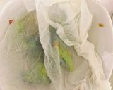 レンジ食べ切り量ブロッコリー洋風ナムル風作り方3写真