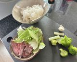 ローストビーフチャーハン作り方1写真