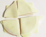☆餃子皮で挟んだハムチーズ焼き☆作り方6写真