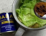 レンジで！薄揚げキャベツカレースープ作り方3写真
