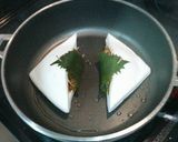 ☆はんぺんのキムチーズ納豆の挟み焼き☆作り方3写真