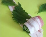 豚バラと大葉のくるくる串作り方3写真
