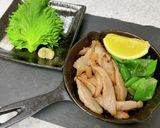 大葉とわさびで♪豚トロの塩焼き作り方4写真