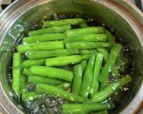 さんど豆とキノコの温サラダ作り方1写真