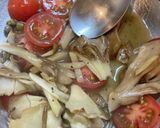 さんど豆とキノコの温サラダ作り方10写真