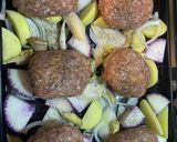 オーブンで簡単時短ハンバーグ作り方2写真