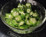 時短なあと1品　おかかのオクラ和え作り方1写真