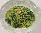 水菜の辛子和え作り方9写真