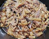 親鳥の甘辛煮(すき焼き風の味)作り方7写真