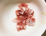 味噌ケチャ味豚こま白菜回鍋肉青椒肉絲風作り方1写真