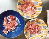 味噌ケチャ味豚こま白菜回鍋肉青椒肉絲風作り方3写真