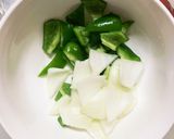 きな粉甘味噌味豚こま白菜回鍋肉青椒肉絲風作り方5写真