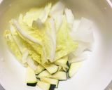 きな粉甘味噌味豚こま白菜回鍋肉青椒肉絲風作り方6写真