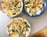 きな粉甘味噌味豚こま白菜回鍋肉青椒肉絲風作り方15写真