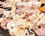 豚肉とカリフラワーのオイスターソース炒め作り方5写真