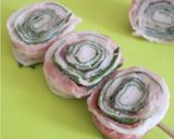 豚バラと大葉のくるくる串作り方5写真