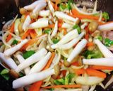 野菜たっぷりカレー焼きそば。作り方4写真