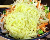 野菜たっぷりカレー焼きそば。作り方5写真