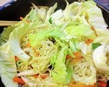 野菜たっぷりカレー焼きそば。作り方6写真