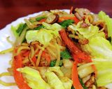 野菜たっぷりカレー焼きそば。作り方8写真