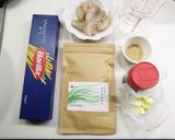 すじ青のりと海老のパスタ作り方1写真