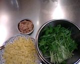 水菜のサラダ作り方1写真
