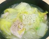 豚白菜春雨スープ作り方7写真