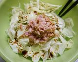 包丁不要！ちぎりツナキャベツ作り方3写真