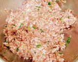 お揚げさんで⭐︎ひき肉ロールネギ味噌風味作り方3写真