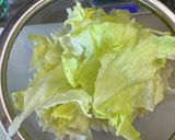 簡単！レタス卵炒め作り方1写真