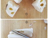 豚こまれんこんのしょうが焼き作り方1写真