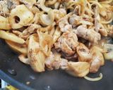 豚こまれんこんのしょうが焼き作り方5写真