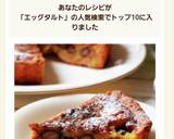お節の黒豆の残りで！黒豆のエッグタルト作り方8写真