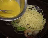 魚介のオイスターソースカルボナーラ作り方4写真