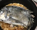 食日記/黒鯛の炊き込みご飯作り方5写真