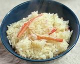 ぶち込んで炊くだけ！簡単美味しい　蟹めし作り方6写真
