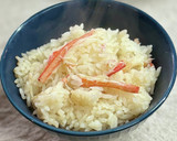 ぶち込んで炊くだけ！簡単美味しい　蟹めし作り方6写真