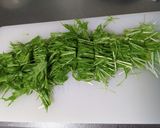 塩分控えめでも美味しい水菜チャーハン作り方4写真