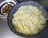 塩分控えめでも美味しい水菜チャーハン作り方6写真