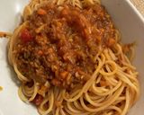 ボロネーゼパスタ〜バジル風味作り方7写真