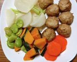 ヨウサマの減塩鶏団子の蕪餡かけ(京都風)作り方7写真