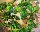ほうれん草と舞茸の醤油炒め作り方4写真