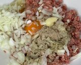 揚げない大きなメンチカツ 16cmくらい作り方3写真