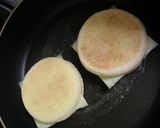 クロックマダム風♪トロトロ卵のマフィン作り方2写真